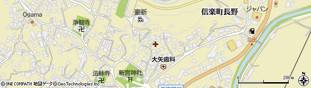 滋賀県甲賀市信楽町長野1095周辺の地図