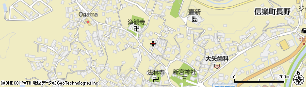 滋賀県甲賀市信楽町長野1012周辺の地図