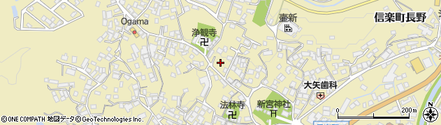 滋賀県甲賀市信楽町長野1015周辺の地図
