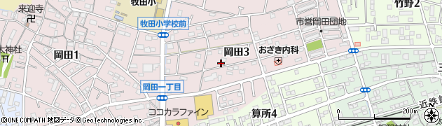 マンマチャオ鈴鹿岡田周辺の地図