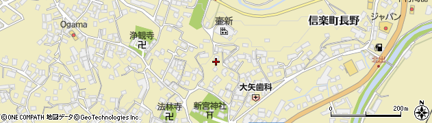 滋賀県甲賀市信楽町長野1092周辺の地図