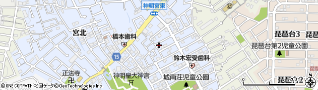 京都府宇治市神明宮東82周辺の地図