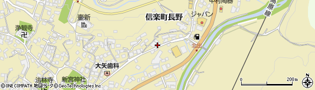 滋賀県甲賀市信楽町長野1271周辺の地図