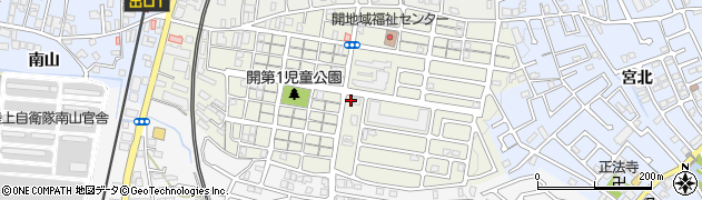 京都府宇治市開町61周辺の地図
