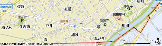 愛知県岡崎市中島町紅蓮69周辺の地図