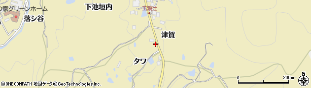 兵庫県宝塚市玉瀬タワ6周辺の地図