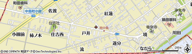 愛知県岡崎市中島町紅蓮65周辺の地図