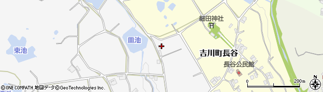 兵庫県三木市吉川町上松393周辺の地図