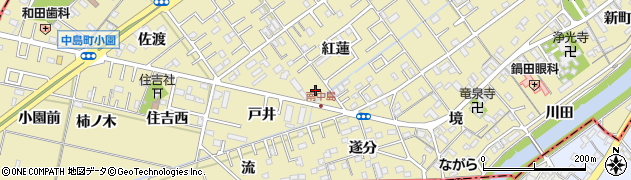 愛知県岡崎市中島町紅蓮66周辺の地図