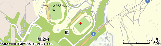 藤枝総合運動公園陸上競技場周辺の地図