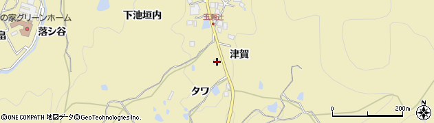 兵庫県宝塚市玉瀬タワ4周辺の地図