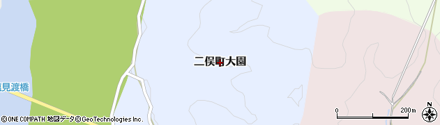 静岡県浜松市天竜区二俣町大園周辺の地図