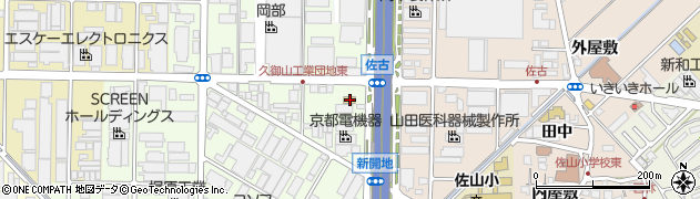 ローソン久御山工業団地前店周辺の地図