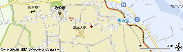 兵庫県小野市中谷町1367周辺の地図