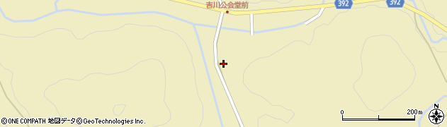 愛知県新城市吉川新井田82周辺の地図