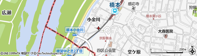 京都府八幡市橋本焼野15周辺の地図