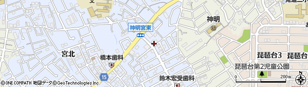 京都府宇治市神明宮東11周辺の地図