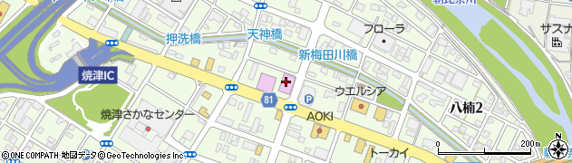 コンコルド東名店周辺の地図