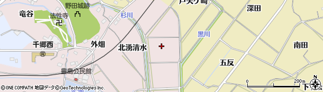愛知県新城市豊島戸屋ケ崎周辺の地図