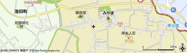 兵庫県小野市中谷町154周辺の地図
