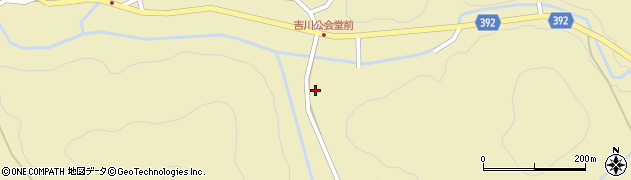 愛知県新城市吉川新井田62周辺の地図