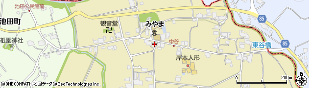 兵庫県小野市中谷町174周辺の地図