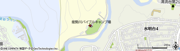 能勢川キリスト教会周辺の地図