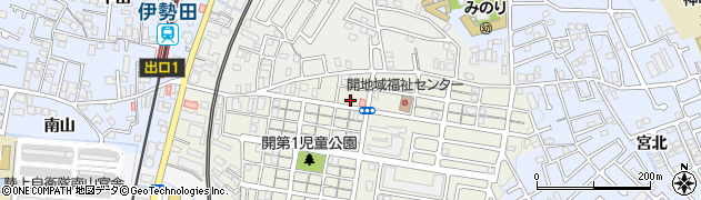 京都府宇治市開町40周辺の地図
