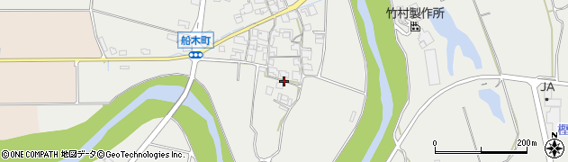 兵庫県小野市船木町周辺の地図
