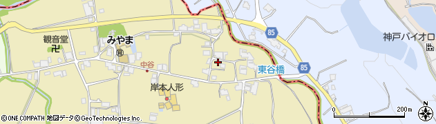 兵庫県小野市中谷町1356周辺の地図