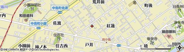 愛知県岡崎市中島町紅蓮49周辺の地図