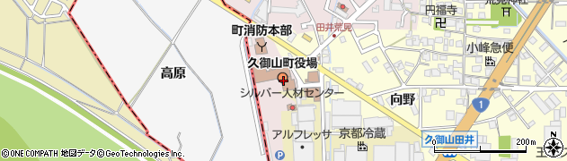 京都府久世郡久御山町周辺の地図