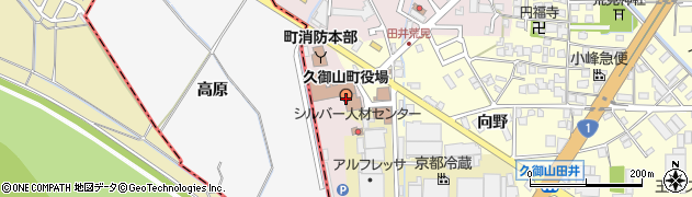 京都府久御山町（久世郡）周辺の地図