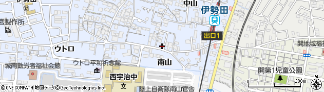宇治伊勢田郵便局 ＡＴＭ周辺の地図