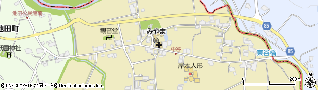 兵庫県小野市中谷町176周辺の地図