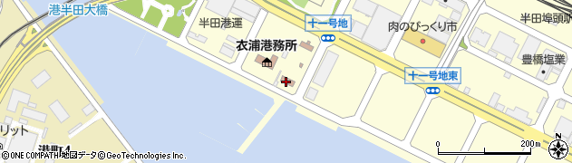 衣浦港事務所周辺の地図