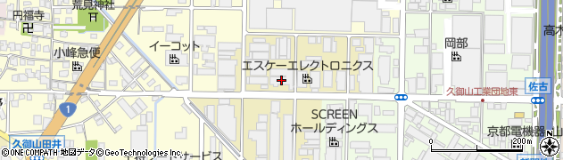 岩本興産株式会社　京都工場周辺の地図