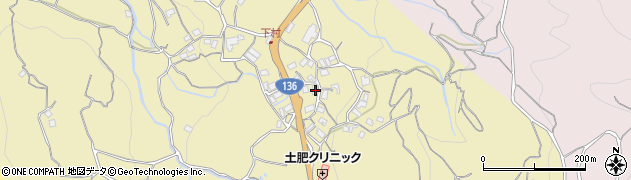 静岡県伊豆市小下田2088周辺の地図