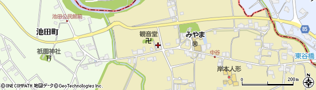 兵庫県小野市中谷町64周辺の地図