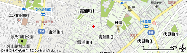 愛知県碧南市霞浦町周辺の地図