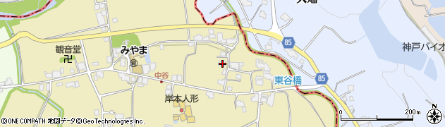 兵庫県小野市中谷町1358周辺の地図