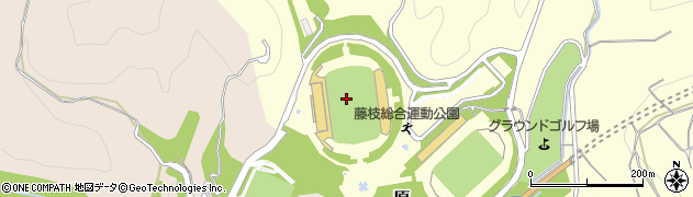 藤枝総合運動公園サッカースタジアム周辺の地図