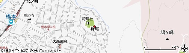 京都府八幡市橋本（狩尾）周辺の地図