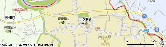 兵庫県小野市中谷町189周辺の地図