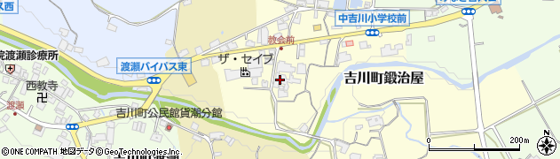 天理教　中吉川分教会周辺の地図