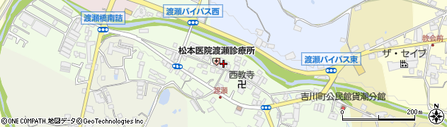 兵庫県三木市吉川町渡瀬周辺の地図