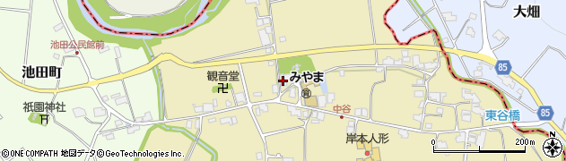 兵庫県小野市中谷町191周辺の地図