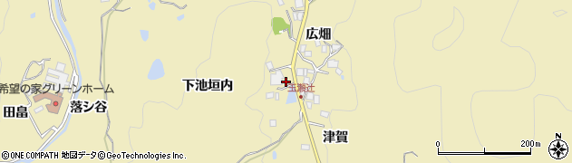 兵庫県宝塚市玉瀬下池垣内周辺の地図