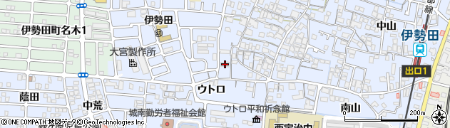 京都府宇治市伊勢田町毛語5周辺の地図