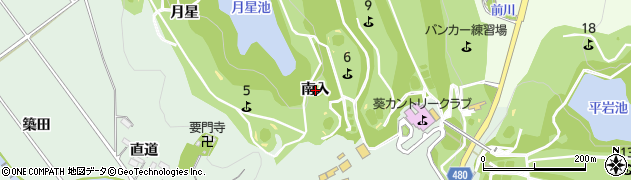 愛知県幸田町（額田郡）大草（南入）周辺の地図